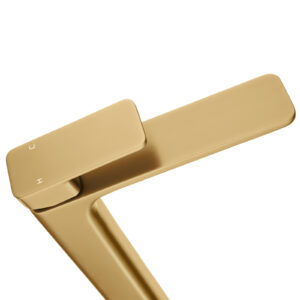 Brushed Brass Tall Basin Mixer